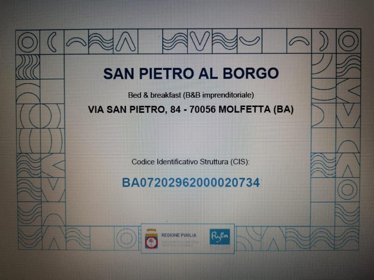 San Pietro Al Borgo Bed & Breakfast มอลเฟตตา ภายนอก รูปภาพ